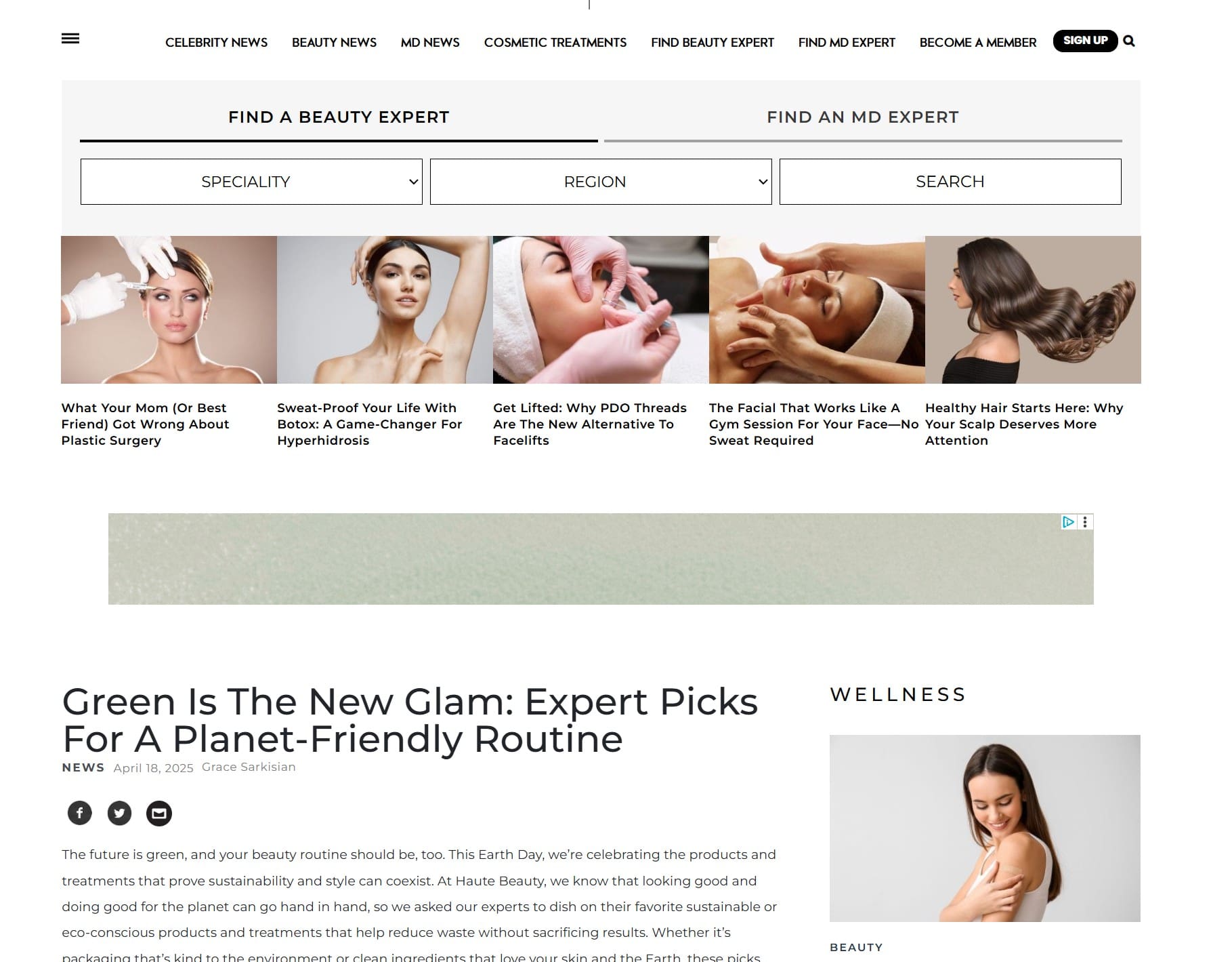 Haute Living - Green is the new glam