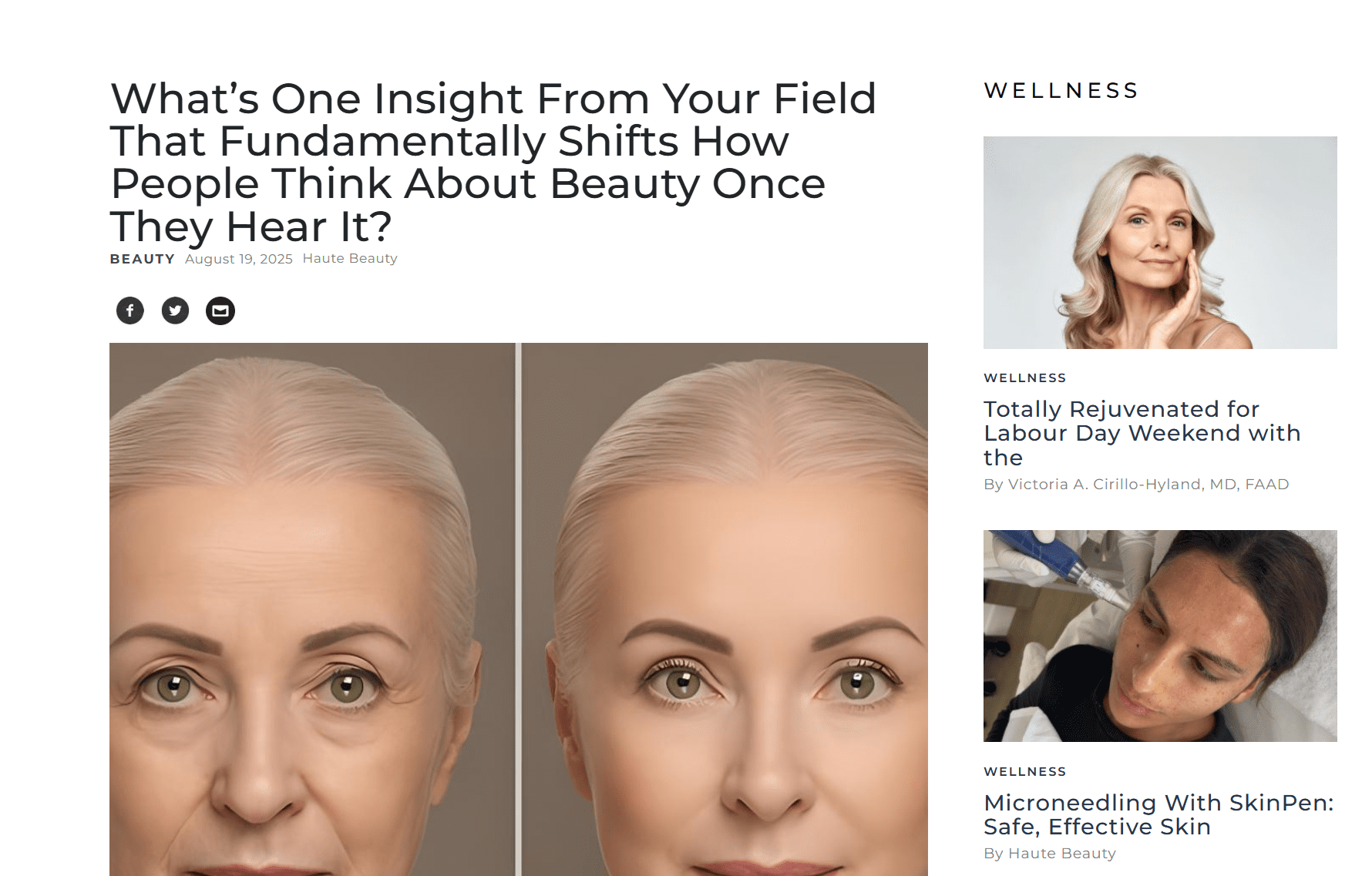 Haute Beauty Insight From Field
