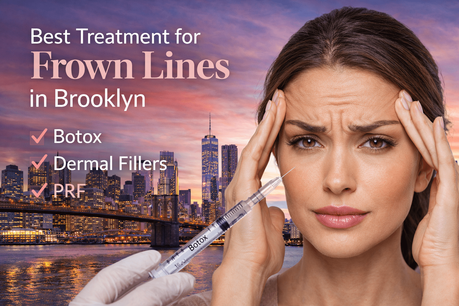 Best Treatment for Frown Lines in Brooklyn