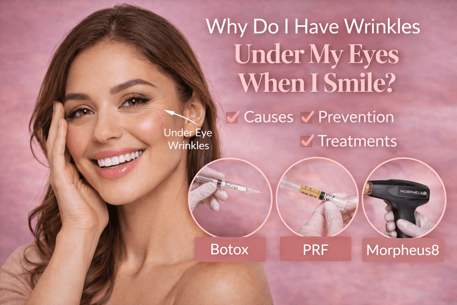 Why Do I Have Wrinkles Under My Eyes When I Smile