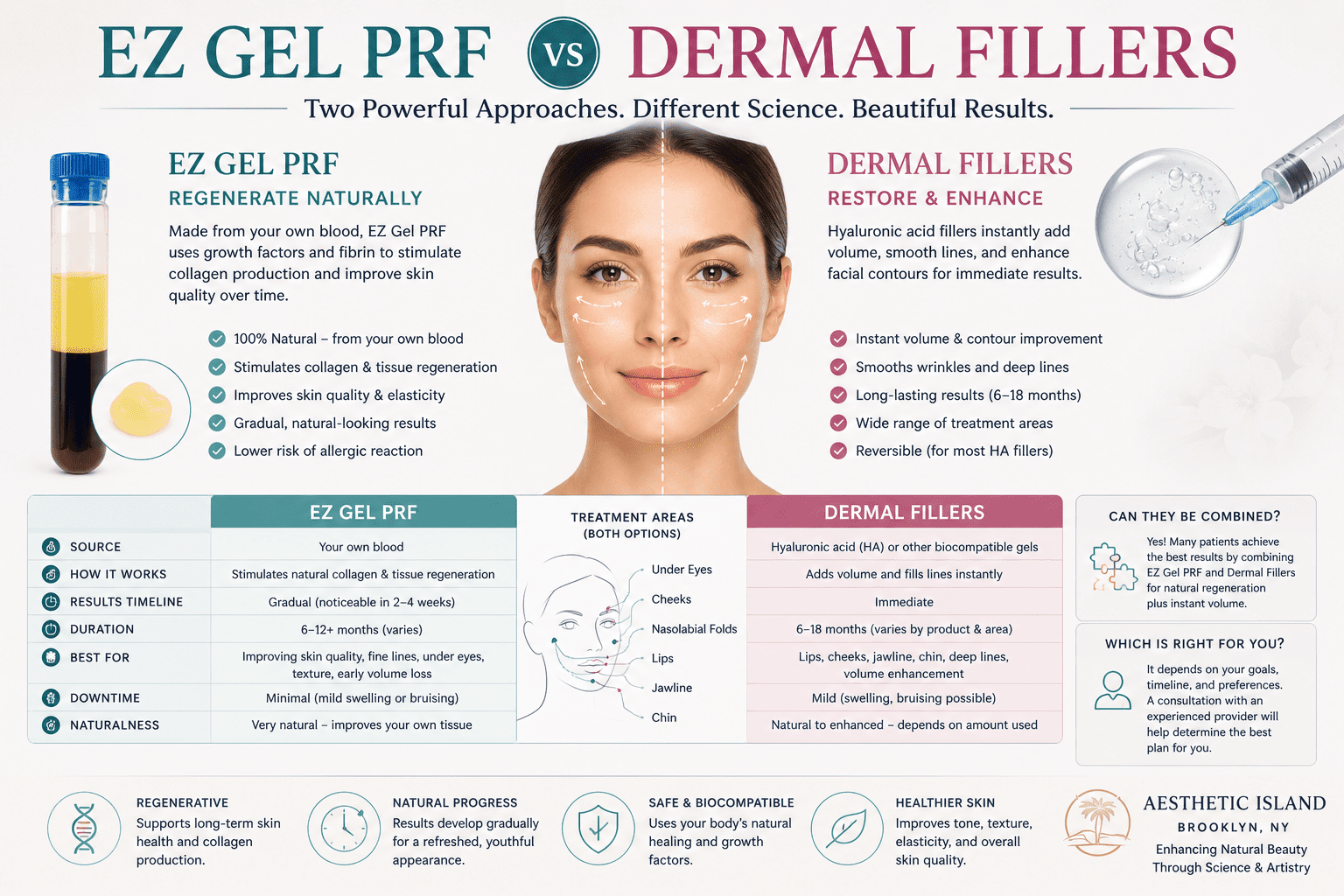 EZ Gel PRF vs Dermal Fillers Which Treatment Is Right for You