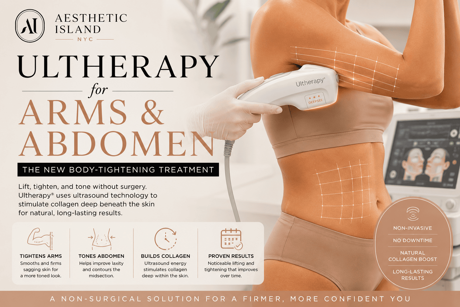 Ultherapy for Arms & Abdomen New Body-Tightening Treatment