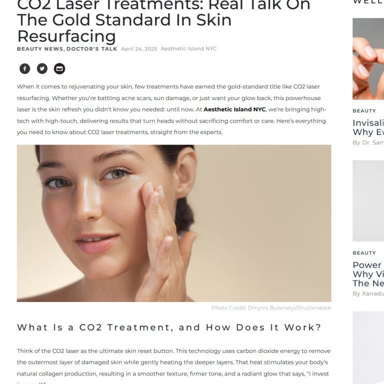 Aesthetic Island Haute Beauty CO2 Treatments