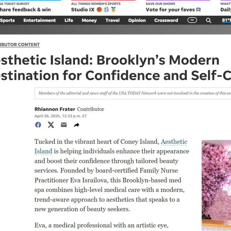 Aesthetic Island Featured on USA Today