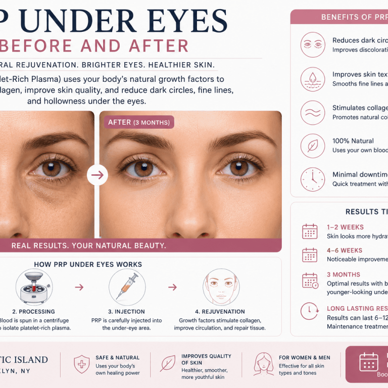 PRP Under Eyes Before and After: What Results Can You Expect?