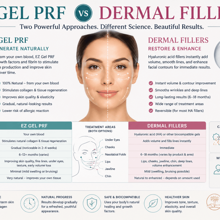 EZ Gel PRF vs Dermal Fillers Which Treatment Is Right for You