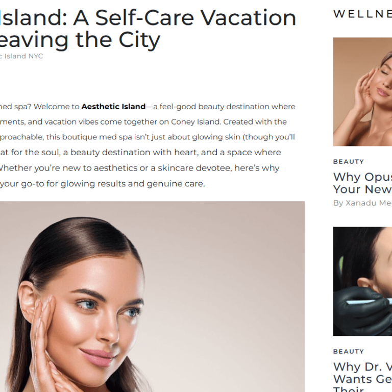 Haute Beauty - Aesthetic Island: A Self-Care Vacation Without Leaving the City