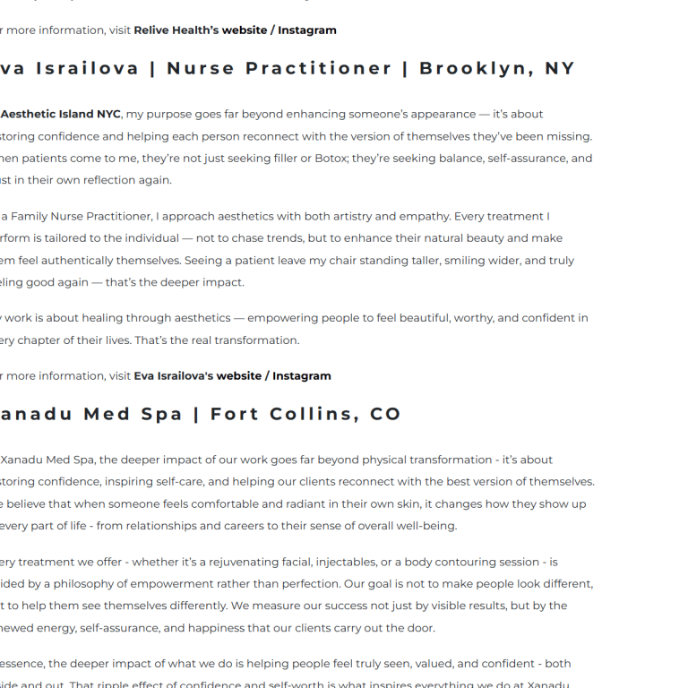 Haute Living - Purpose in Practice